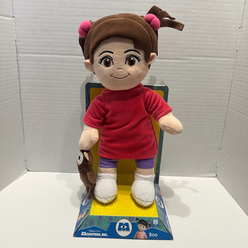 Disney Pixar Monsters Inc Boo Little Mikey 14" Plush Just Play 2012 Rare HTF